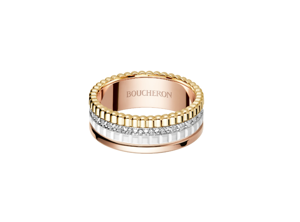 Boucheron Quatre White 系列戒指